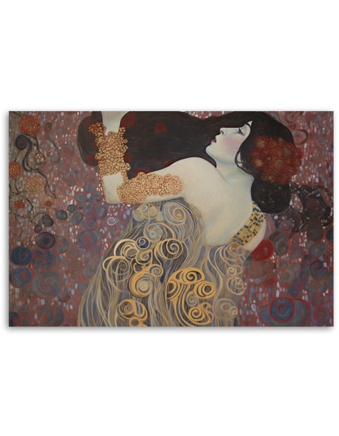 Obraz na płótnie - Abstrakcja z kobietą - G. Klimt | FEEBY