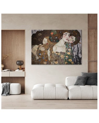 Dekoratives Leinwandbild - Der Kuss der Frau - G. Klimt | Feeby