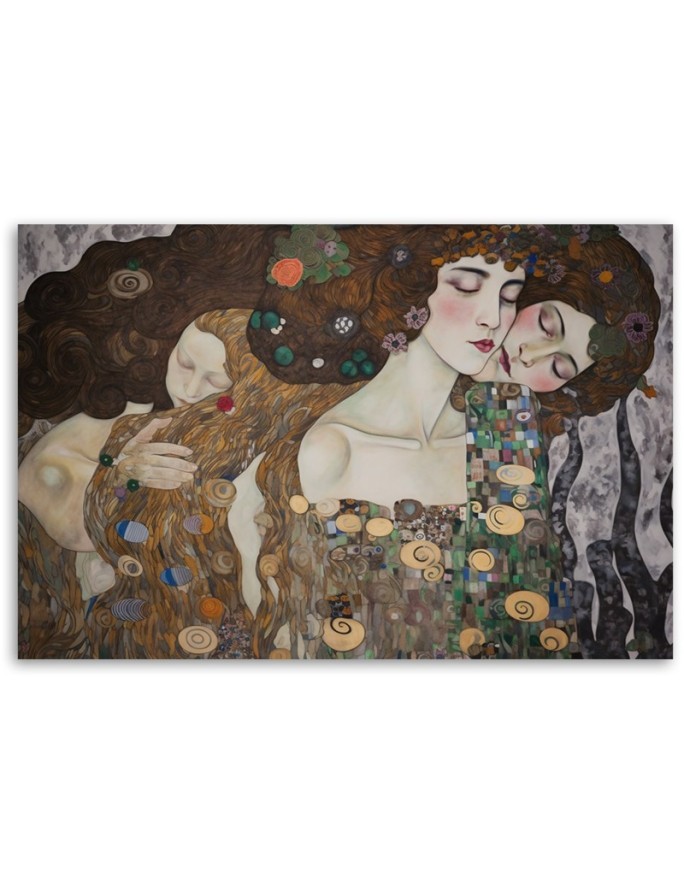 Canvas painting - Kiss of a woman | FEEBY