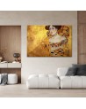 Obraz na płótnie - Złoty portret kobiety - G. Klimt | FEEBY
