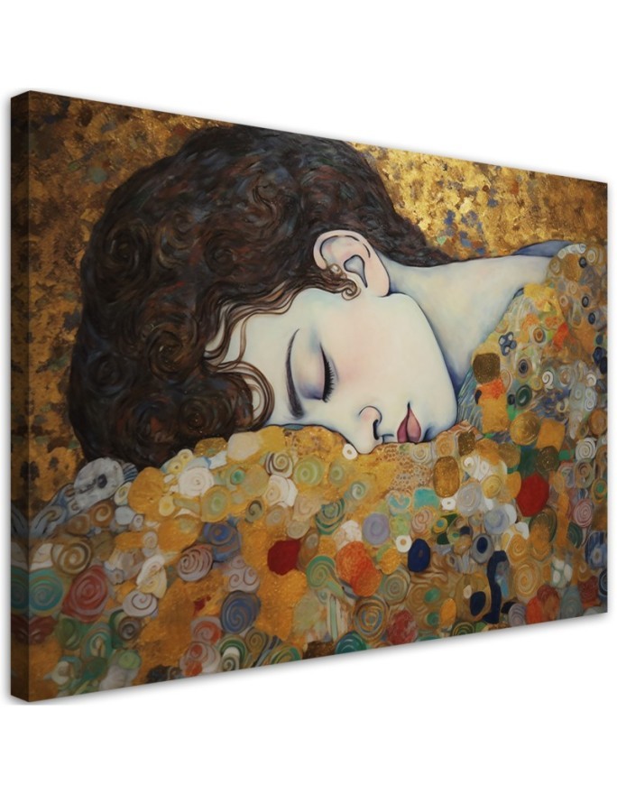Bild auf Leinwand - Porträt einer Frau - G. Klimt | Feeby