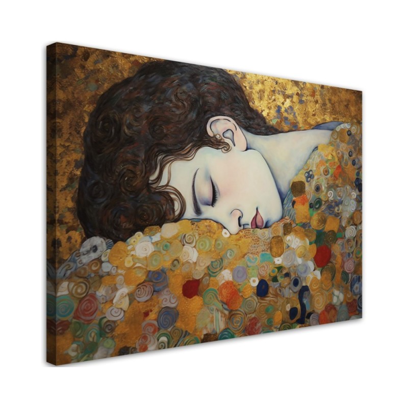 Bild auf Leinwand - Porträt einer Frau - G. Klimt | Feeby
