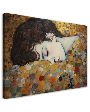 Bild auf Leinwand - Porträt einer Frau - G. Klimt | Feeby