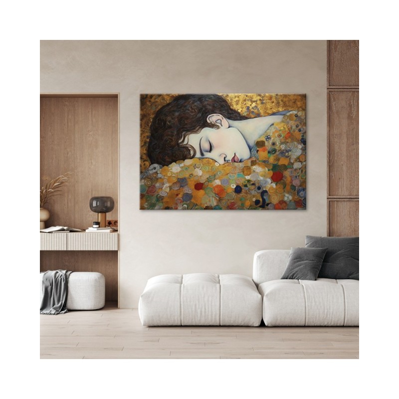 Bild auf Leinwand - Porträt einer Frau - G. Klimt | Feeby