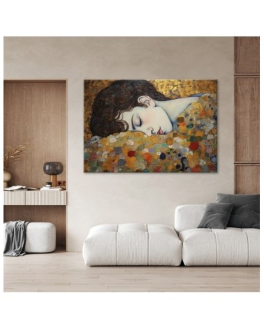 Bild auf Leinwand - Porträt einer Frau - G. Klimt | Feeby