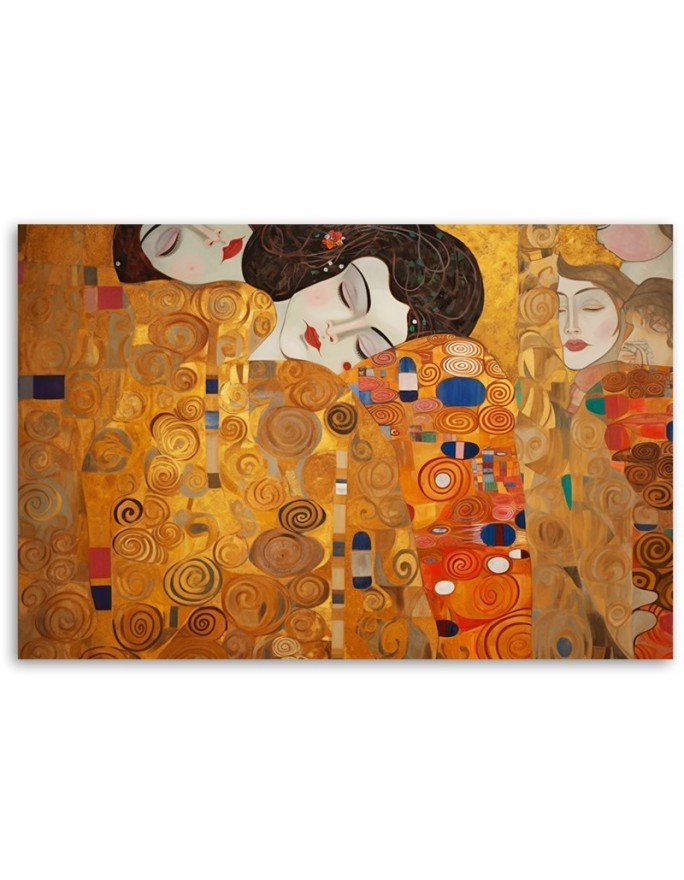Obraz na płótnie - Piękne kobiety abstrakcja - G. Klimt | FEEBY
