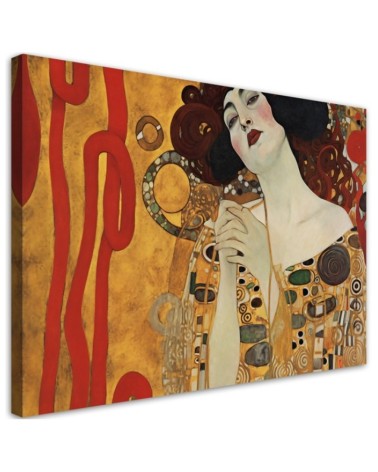Leinwandbild modern - Schöne Frau - G. Klimt | Feeby