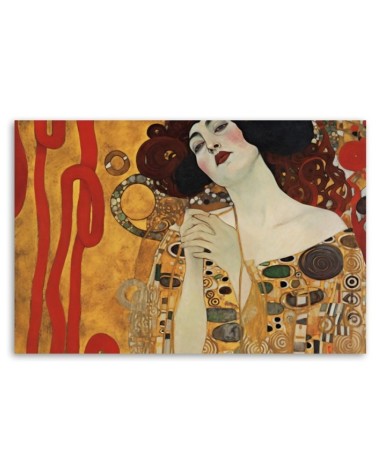 Leinwandbild modern - Schöne Frau - G. Klimt | Feeby