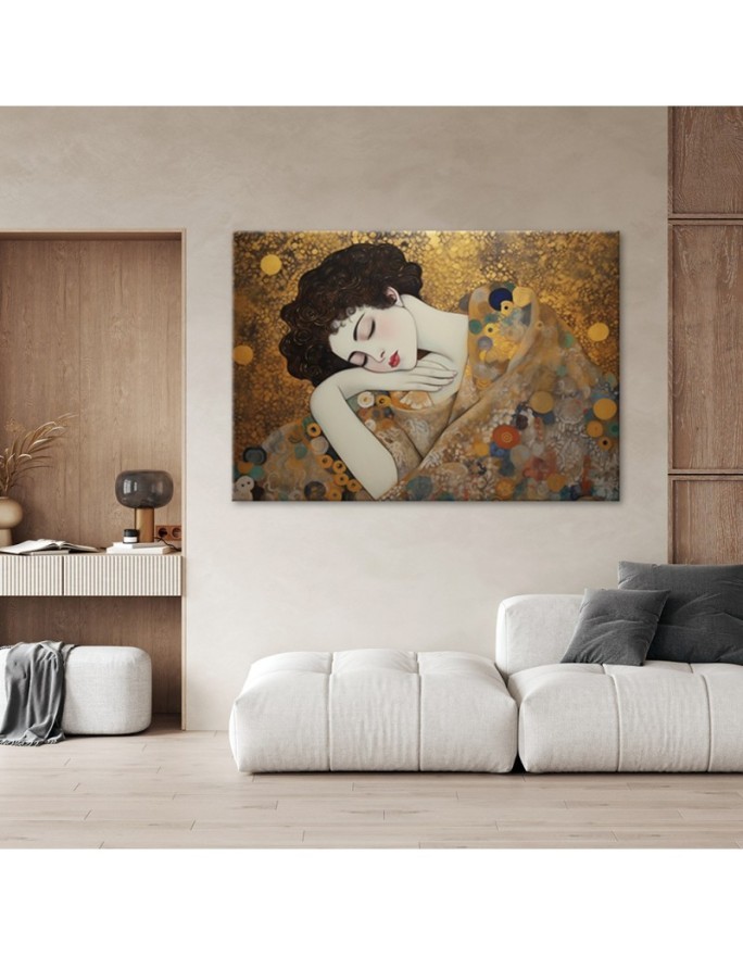 Canvas painting - Female face | FEEBY
