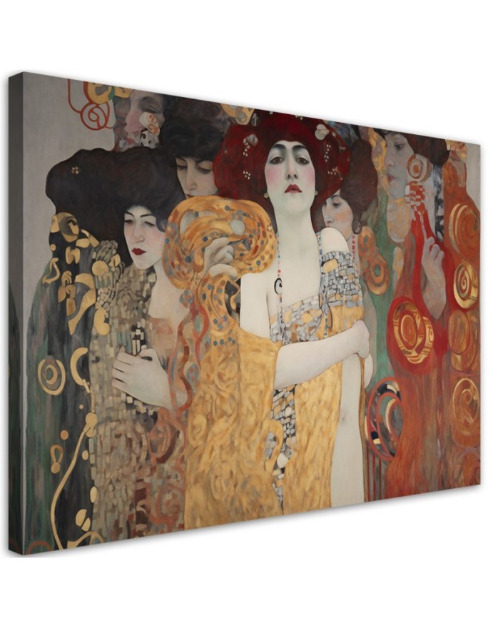 Leinwandbild - Damenbildnis einer Frau - G. Klimt | Feeby