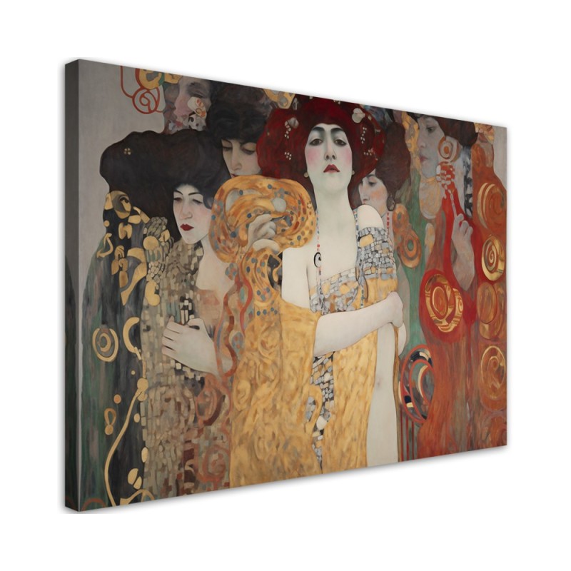 Leinwandbild - Damenbildnis einer Frau - G. Klimt | Feeby