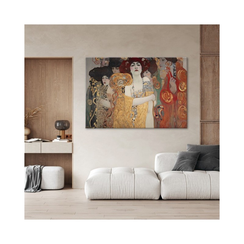 Leinwandbild - Damenbildnis einer Frau - G. Klimt | Feeby