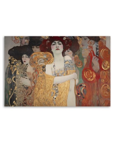 Leinwandbild - Damenbildnis einer Frau - G. Klimt | Feeby