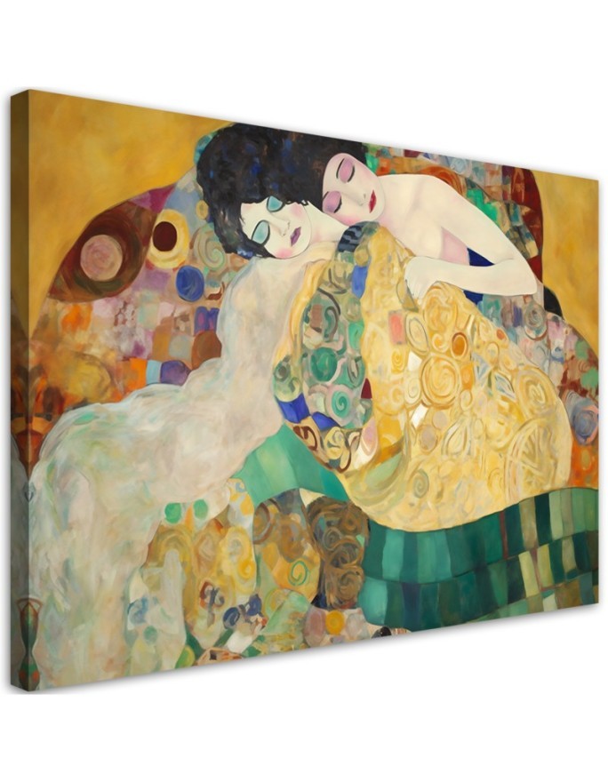 Modernes Wandbild - Die Jungfrau - G. Klimt | Feeby
