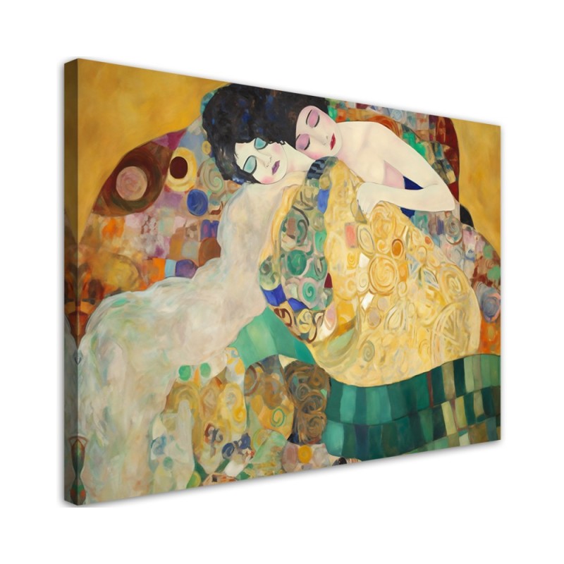 Modernes Wandbild - Die Jungfrau - G. Klimt | Feeby