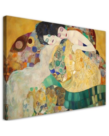 Modernes Wandbild - Die Jungfrau - G. Klimt | Feeby