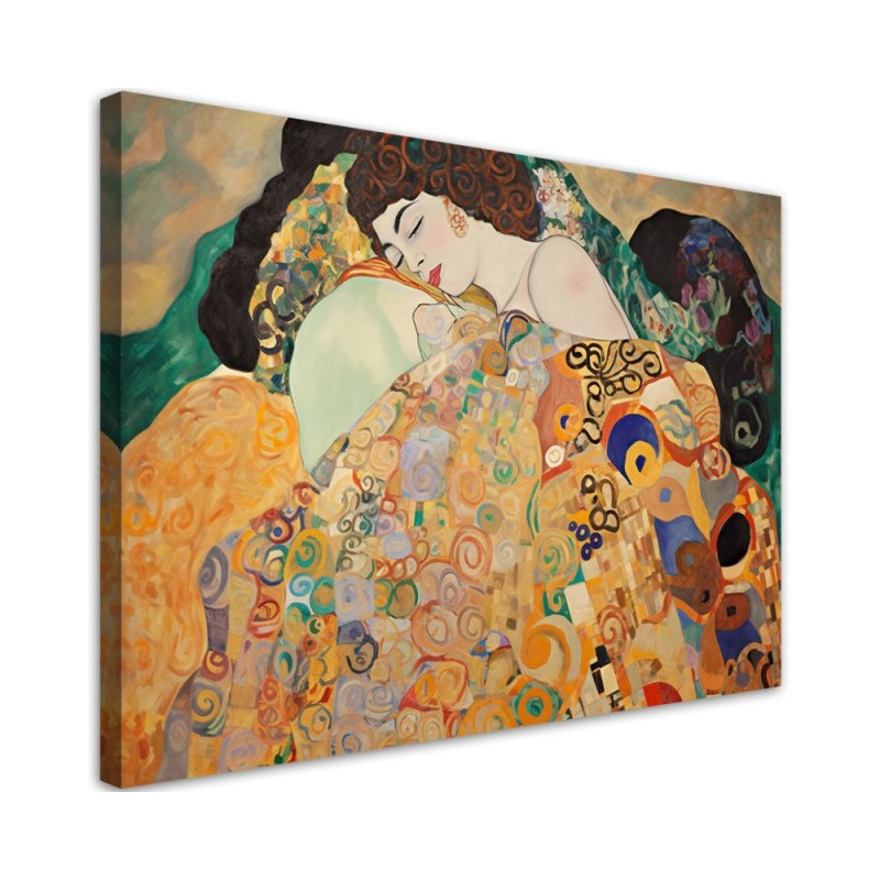 Leinwandbild - Porträt einer Frau - G. Klimt | Feeby