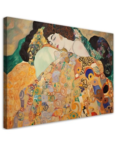 Leinwandbild - Porträt einer Frau - G. Klimt | Feeby