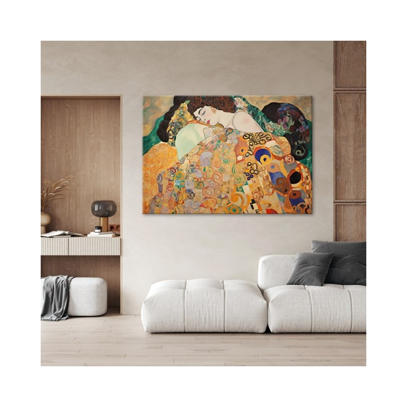 Leinwandbild - Porträt einer Frau - G. Klimt | Feeby