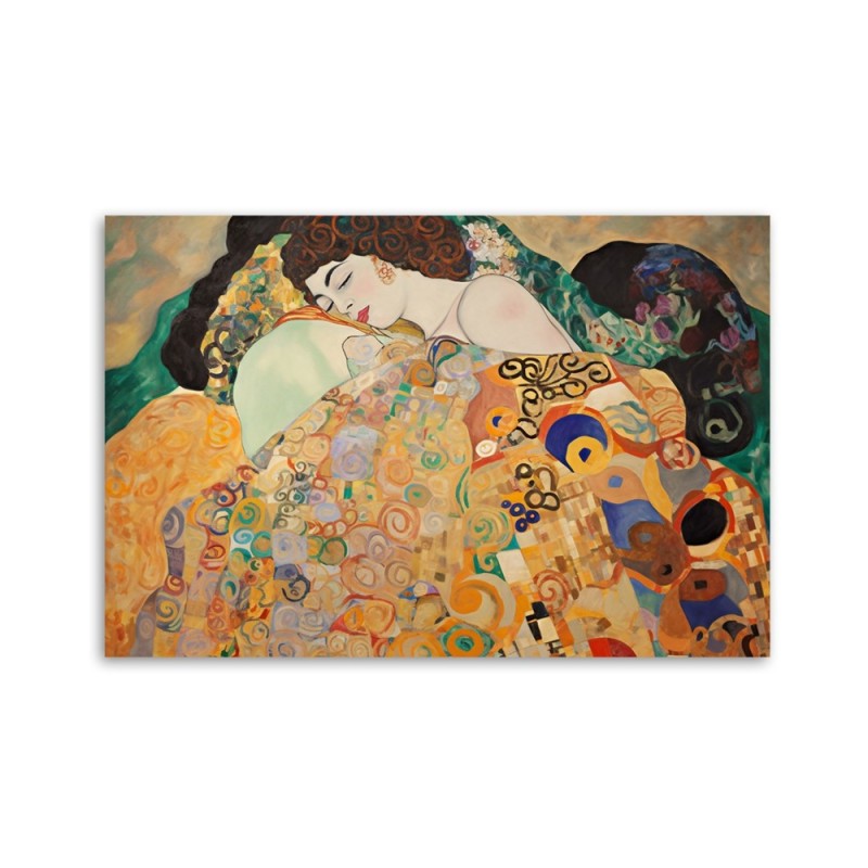Leinwandbild - Porträt einer Frau - G. Klimt | Feeby