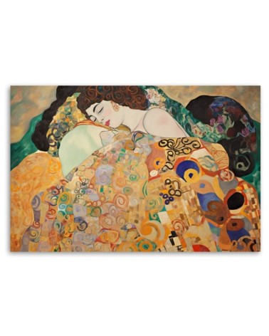 Leinwandbild - Porträt einer Frau - G. Klimt | Feeby
