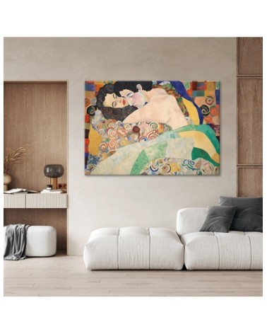 Dekoratives Leinwandbild - Der Kuss - G. Klimt | Feeby