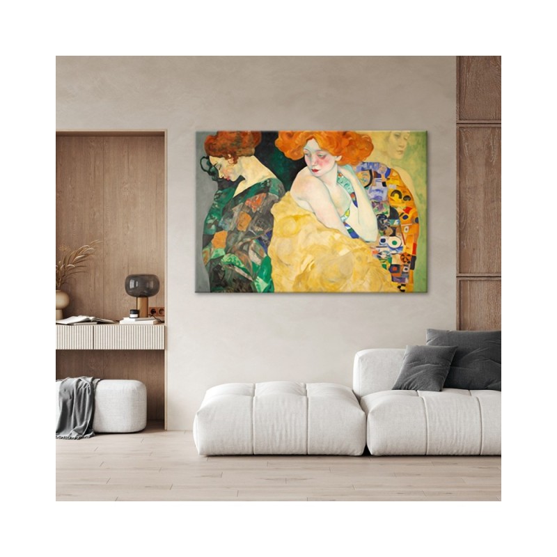 Modernes Wandbild - Abstrakte Frauen - G. Klimt | Feeby