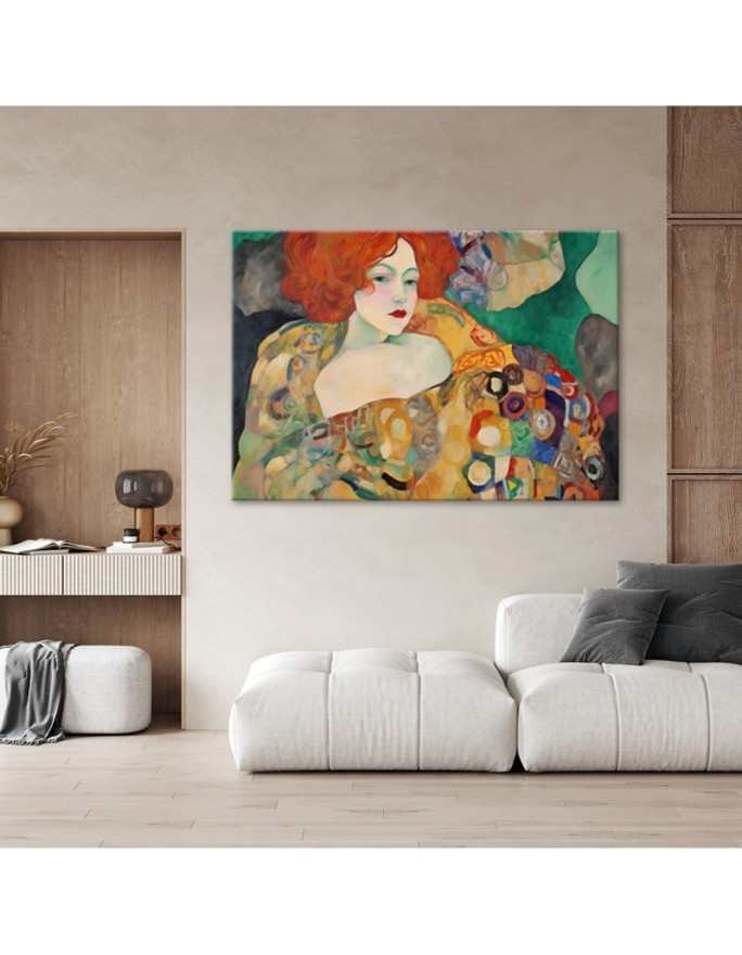 Obraz na płótnie - Rudowłosa kobieta - G. Klimt | FEEBY