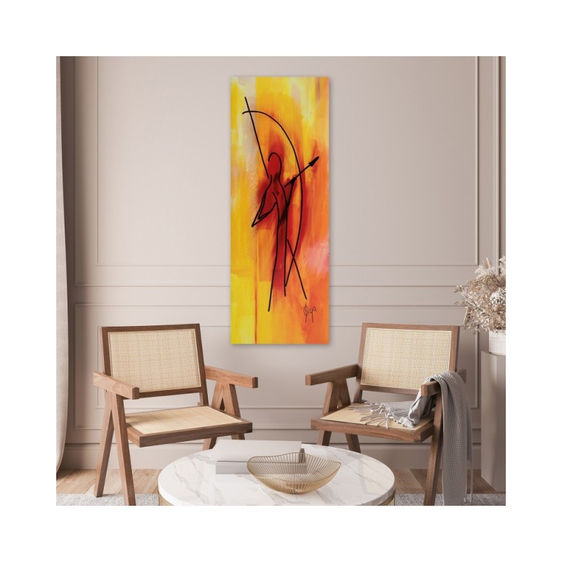 Dekoratives Leinwandbild - Bogenschütze | Feeby