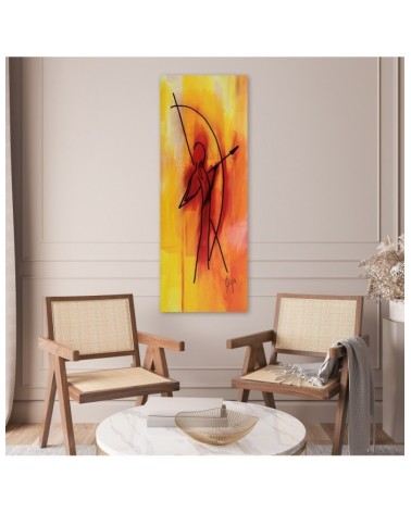 Dekoratives Leinwandbild - Bogenschütze | Feeby