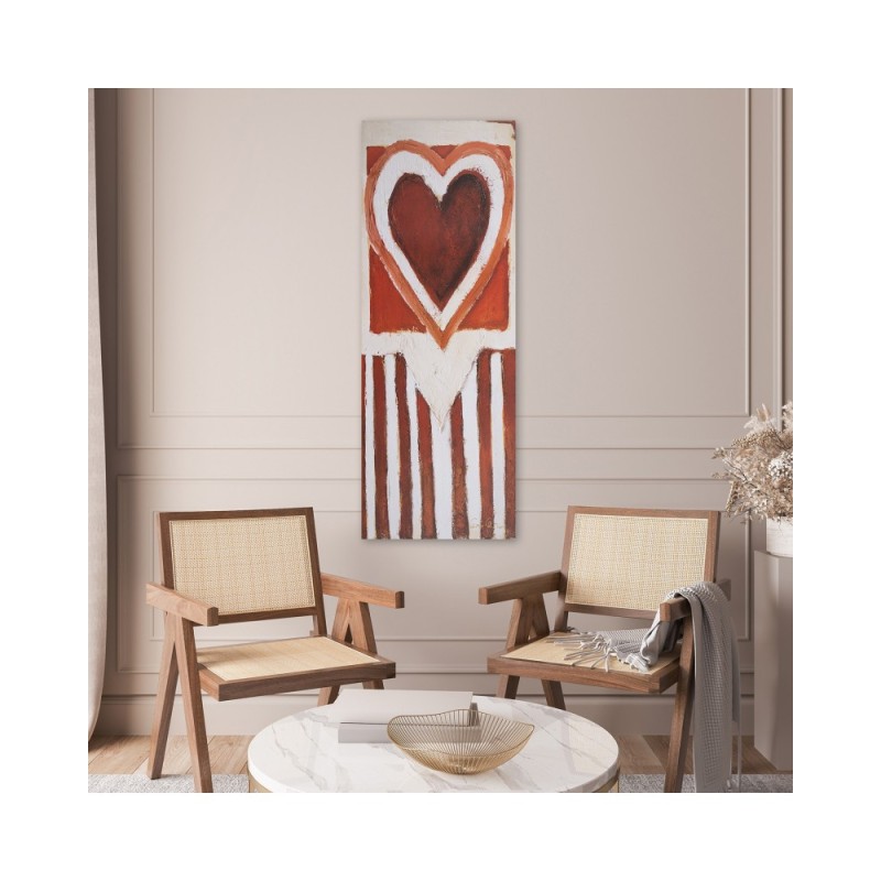 Bild auf Leinwand - Gemaltes Herz | Feeby