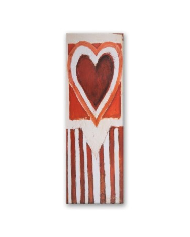 Bild auf Leinwand - Gemaltes Herz | Feeby