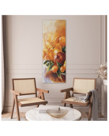 Leinwandbild - Frisches Obst gemalt | Feeby