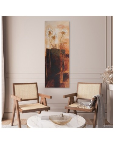 Bild auf Leinwand - Gemalte Blumen | Feeby