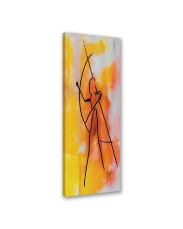 Wall canvas print - African archer | FEEBY