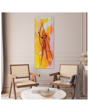 Leinwandbild - Afrikanischer Bogenschütze | Feeby