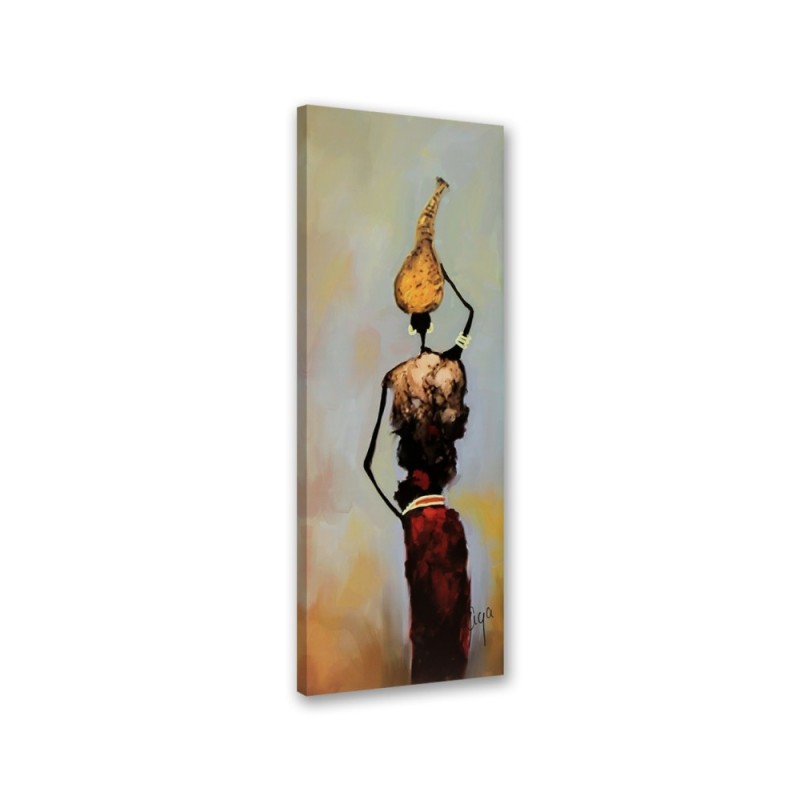 Modernes Wandbild - Afrikanische Frau | Feeby