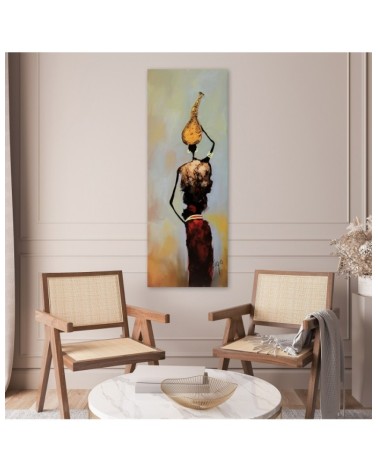 Modernes Wandbild - Afrikanische Frau | Feeby