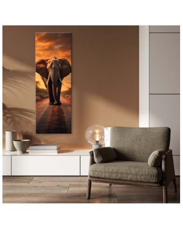 Bild auf Leinwand - Elefant Afrika Savanne | Feeby