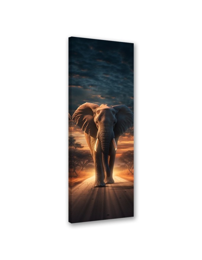 Leinwandbild modern - Elefant Safari-Tier | Feeby