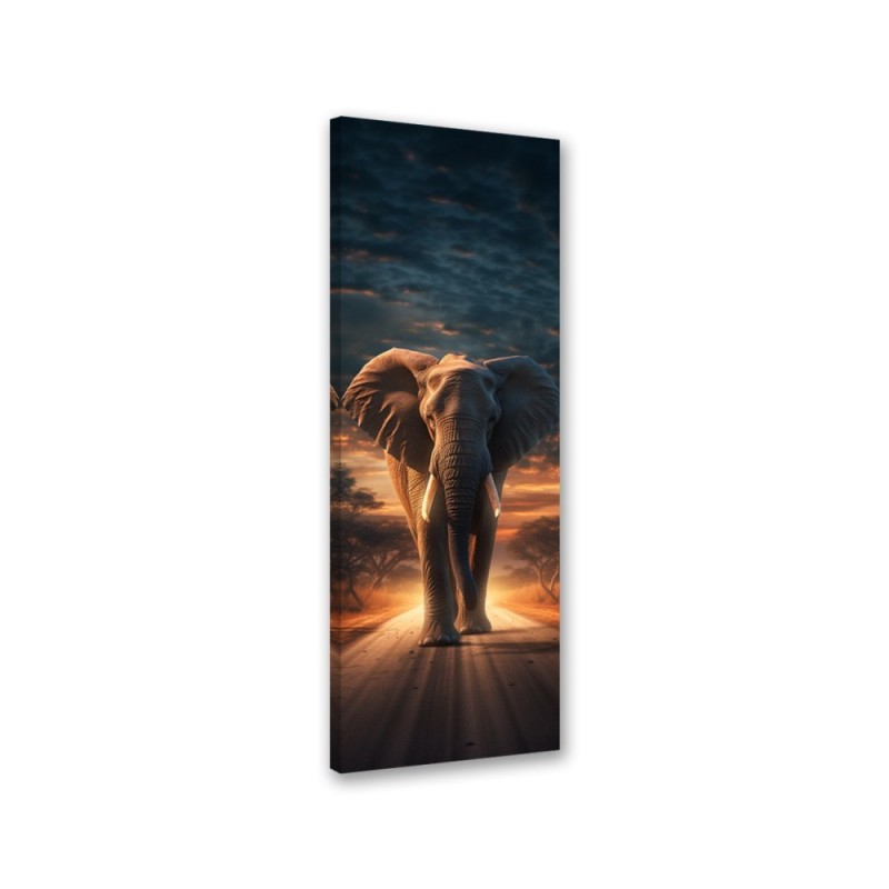 Leinwandbild modern - Elefant Safari-Tier | Feeby
