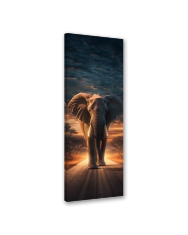 Leinwandbild modern - Elefant Safari-Tier | Feeby