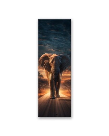 Leinwandbild modern - Elefant Safari-Tier | Feeby