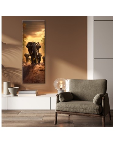 Leinwandbild - Elefantenherde | Feeby