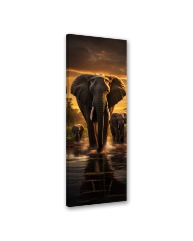 Decorative painting on canvas - Elephant Africa Safari | FEEBY