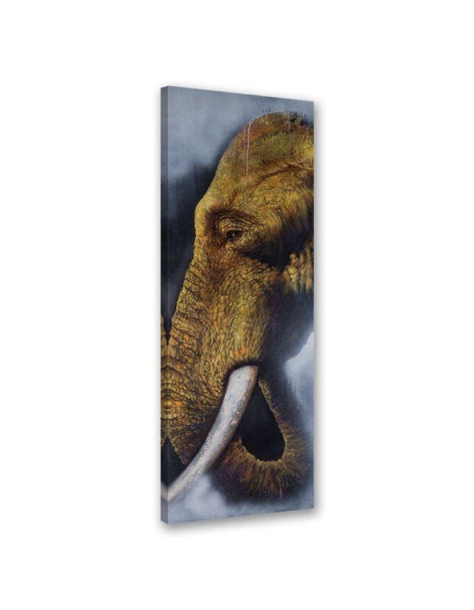 Modernes Wandbild - Einzelner Elefant | Feeby