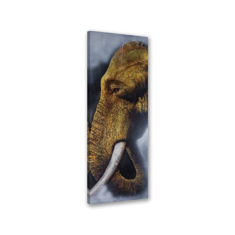 Modernes Wandbild - Einzelner Elefant | Feeby