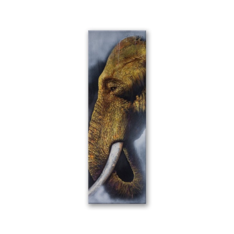 Modernes Wandbild - Einzelner Elefant | Feeby