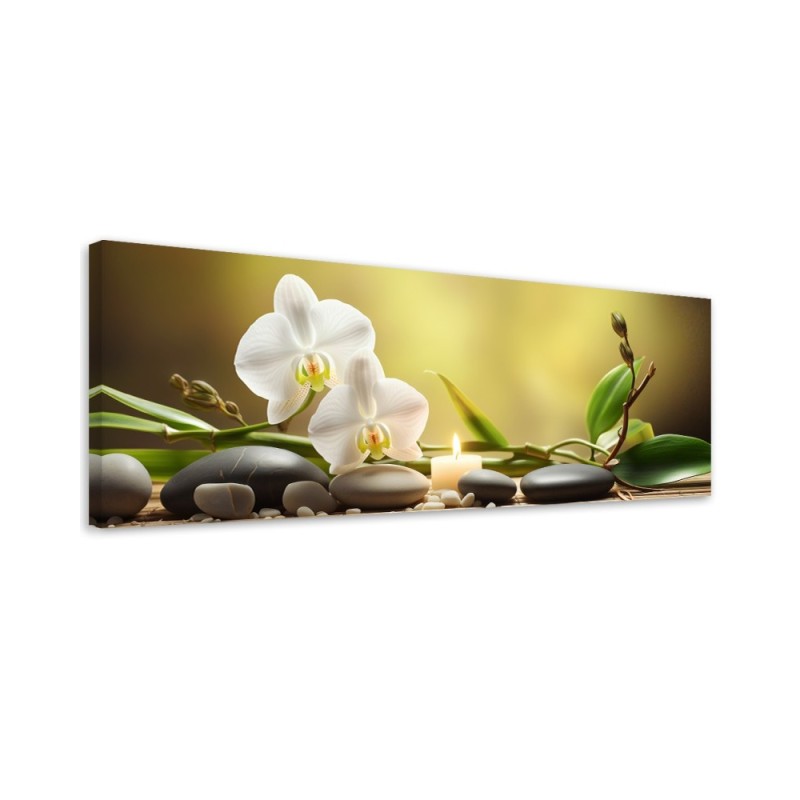 Leinwanddruck - Gelbes Zen-Muster | Feeby