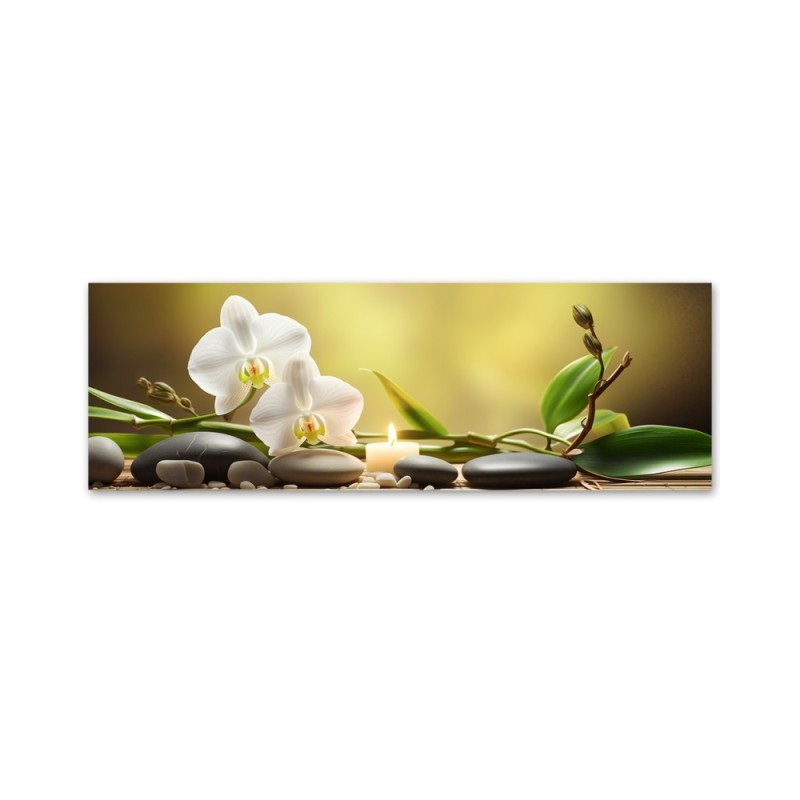 Leinwanddruck - Gelbes Zen-Muster | Feeby